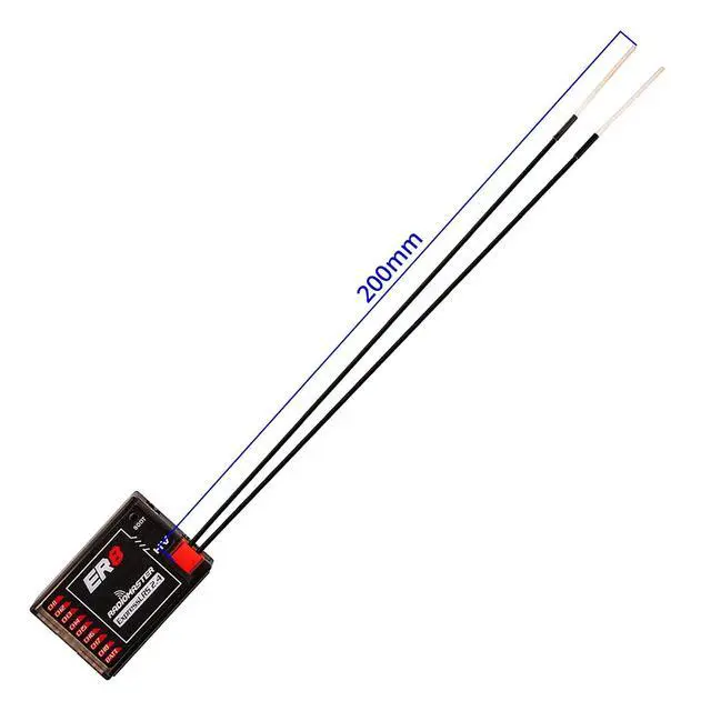 Alt view image 3 of 7 - ER8 ELRS PWM Receiver: 2.4GHz 8Ch ExpressLRS Receiver Nano Module for Fixed Wing RC Vehicles by Speedybee