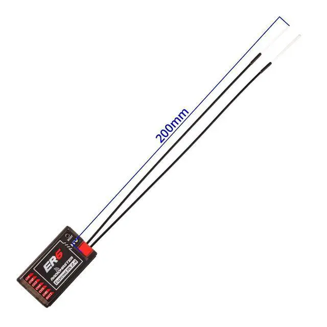 Alt view image 7 of 7 - ER6 ELRS PWM Receiver: 2.4GHz 6Ch ExpressLRS Receiver Nano Module for Fixed Wing RC Vehicles by Speedybee