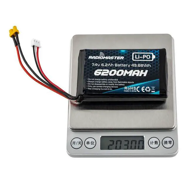 Alt view image 5 of 7 - Radiomaster 2S 7.4V 6200mAh Lipo Battery for RadioMaster Boxer Radio and TX16S Series Radio Transmitter from Store