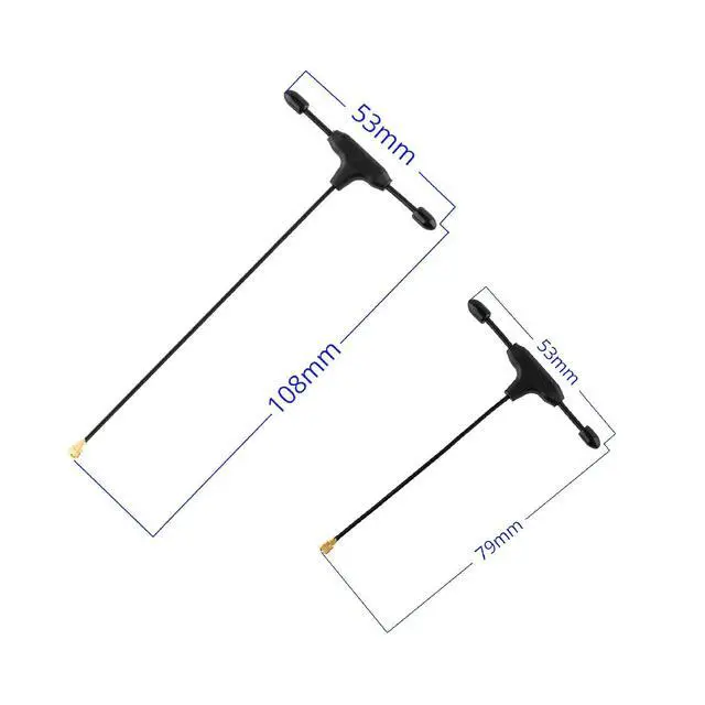Alt view image 2 of 7 - UFL 2.4Ghz T Antenna 65mm 95mm for RP1 RP2 RP3 and EP1 ELRS Receivers by Speedybee