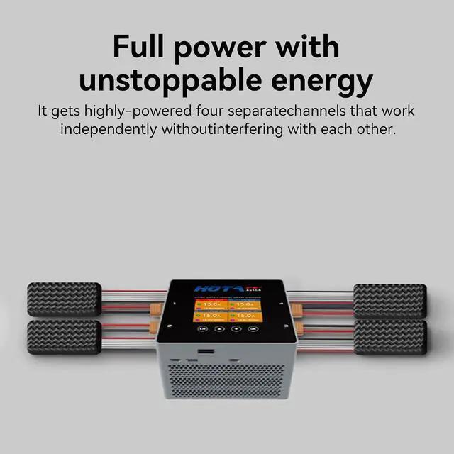Alt view image 5 of 7 - F6+ AC/DC AC500W DC250Wx4 15Ax4 Smart Balance Charger for Lipo LiIon NiMH Battery