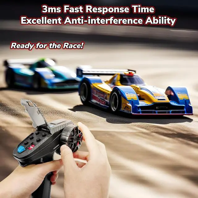 Alt view image 2 of 7 - DUMBORC X6PM-350 6CH Mini RC Radio Transmitter with X6FG Gyro Receiver and 2pcs X6F Receiver Low Voltage Alarm & Fail-Safe Function Mixed Mode for RC Vehicle Car Boat Tank Model Parts Portable Remote