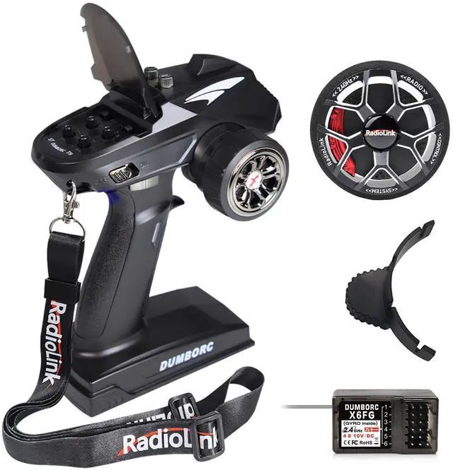 Main image of DUMBORC X6 2.4GHz 6CH RC Radio Transmitter and Receiver X6FG(Built-in Gyro)&Alloy Steering Wheel, with Fail-Safe & Low Voltage Alarm Function for Rc Vehicle Car Boat Tank Model Parts Remote Controlle