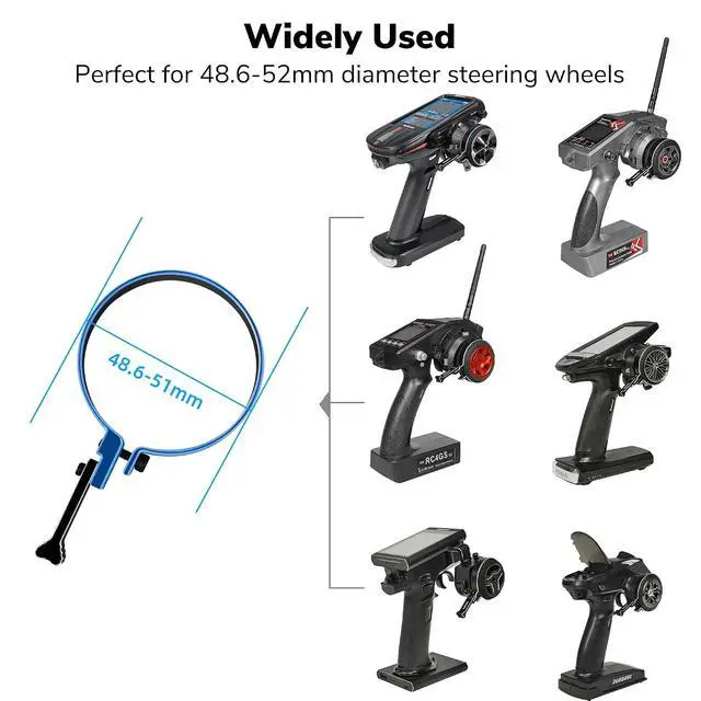 Alt view image 4 of 7 - Radiolink RC8X 8CH 2.4G RC Transmitter and R8FG&R4FGM V2.1 Gyro Receivers, One-Hand Handwheel Control Accessory 4.3" Full Color IPS Touch Screen RC Remote Controller, 600m Long Range, 200 Model