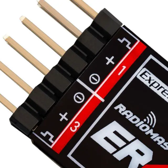 Alt view image 5 of 6 - ER4 2.4GHz ELRS Receiver 4CH PWM Low Latency Voltage Telemetry Wi-Fi Update for F3P RC Airplane/Fixed-Wing/RC Cars/Boats