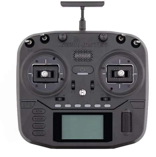 Main image of Boxer Remote Controller, 16ch Hall Gimbals ELRS Transmitters with Carrying Case for Fixed-Wing Aircraft/RC Helicopters/FPV Drones/RC Cars/Boats, Mode 2
