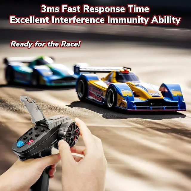 Alt view image 2 of 7 - DUMBORC X6PM-350 2.4GHz 6CH Mini RC Radio Transmitter with X6FG Gyro Receiver with Low Voltage Alarm & Fail-Safe Function Mixed Mode for RC Vehicle Car Boat Tank Model Parts Portable Remote Controller