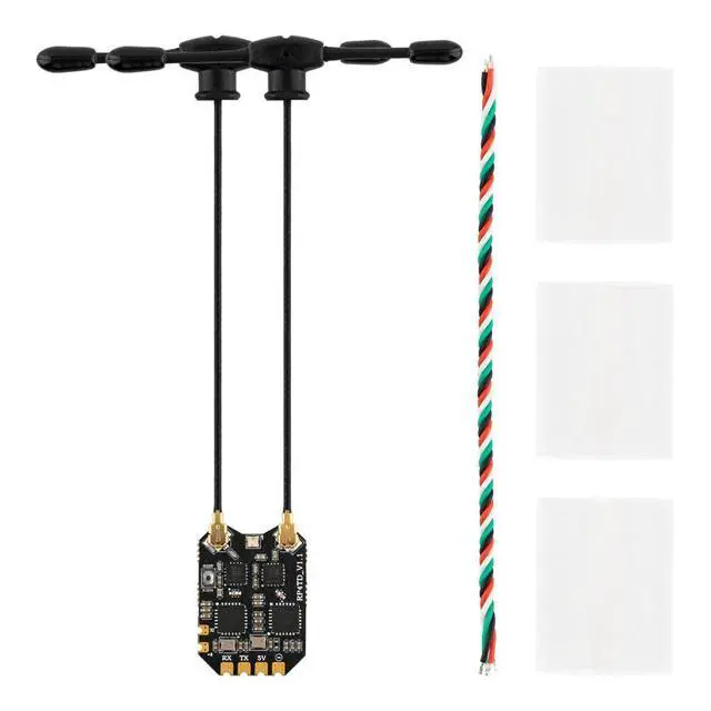 Alt view image 3 of 6 - Pocket ELRS Transmitter & RP4TD-M ELRS Nano Receiver Ultimate Low Latency, Long Range FPV Controller Kit with Hall Gimbal & EdgeTX