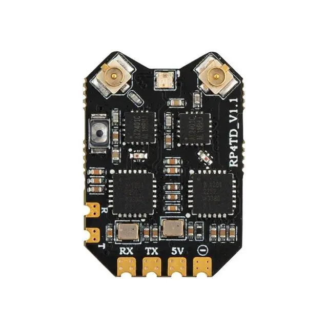 Alt view image 5 of 6 - Pocket ELRS Transmitter & RP4TD-M ELRS Nano Receiver Ultimate Low Latency, Long Range FPV Controller Kit with Hall Gimbal & EdgeTX