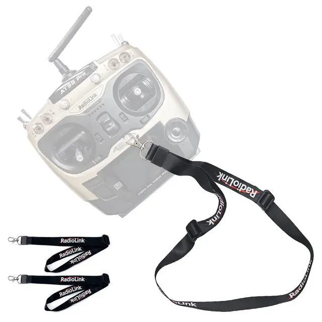 Alt view image 5 of 7 - Radiolink 2 Pcs Adjustable Strap Lanyard for Universal RC Transmitter Neck Sling Belt Hook Mount Lanyard for DJI FPV Controller Accessories, Black, Small