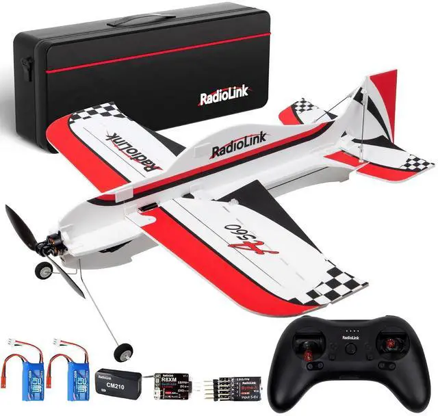 Main image of Radiolink A560 6 Flight Modes RC Airplane, Easy to Fly RFT RC Airplanes with 2.4Ghz Remote Control, Byme-A Gyro FC, Brushless Motor for Kids, Boys, Girls, Adults, Beginner or Experienced