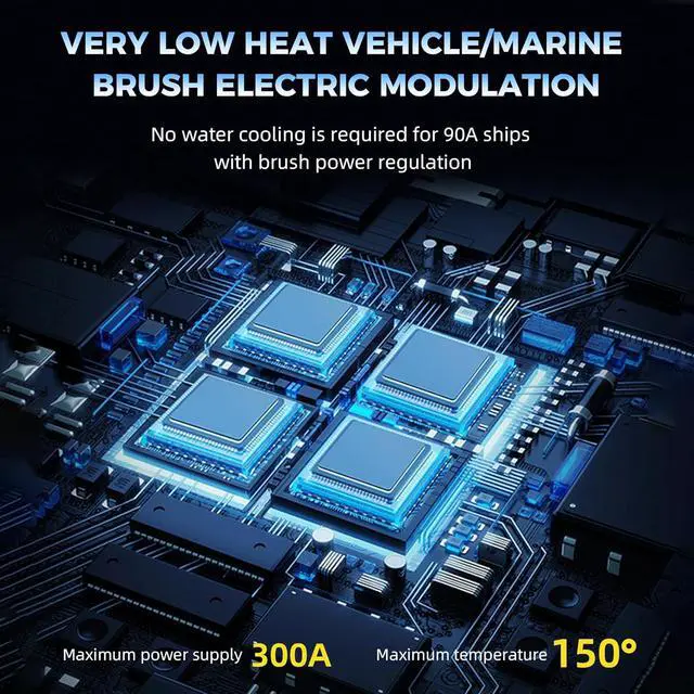 Alt view image 3 of 7 - Radiolink CL9030 90A RC Brushed ESC, 2-4S Waterproof Electric Speed Controller with Dual BEC (5.5V/7.5V 5A), XT60 Plug for RC Cars and Boats, Crawlers, Trucks or Tanks