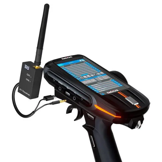 Alt view image 2 of 7 - Radiolink 5.8G 48CH Wireless Image Transmission Receiver&5.8G OSD Camera for RC8X Transmitter FPV Display