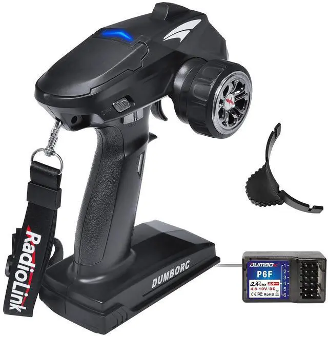 Main image of ATA HOBBY DUMBORC X4 2.4GHz 4-Channel RC Radio Transmitter and Receiver X6F with Fail-Safe & Low Voltage Alarm Function Mixed Mode for Rc Vehicle Car Boat Tank Model Parts Remote Controller