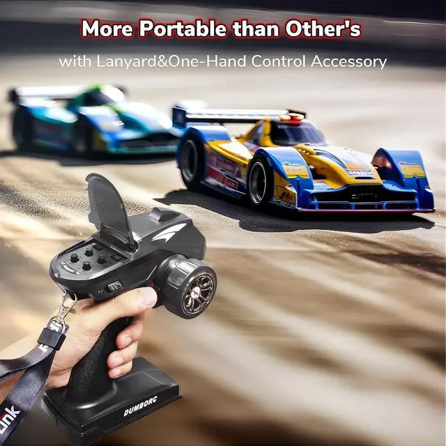 Alt view image 6 of 7 - ATA HOBBY DUMBORC X4 2.4GHz 4-Channel RC Radio Transmitter and Receiver X6F with Fail-Safe & Low Voltage Alarm Function Mixed Mode for Rc Vehicle Car Boat Tank Model Parts Remote Controller