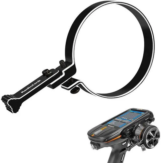 Main image of Radiolink One-Hand Handwheel Control Accessory for Radiolink RC8X RC6GS RC4GS/Dumborc X6 X4/Flysky NB4, Alloy Adjustable Steering Wheel Controller
