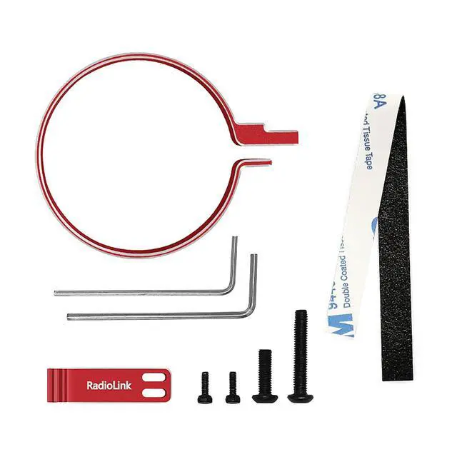 Alt view image 6 of 6 - Radiolink One-Hand Handwheel Control Accessory for Radiolink RC8X RC6GS RC4GS/Dumborc X6 X4/Flysky NB4, Alloy Adjustable Steering Wheel Controller