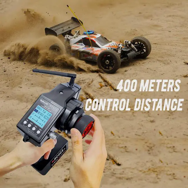 Alt view image 5 of 7 - ATA HOBBY Radiolink RC4GS V3 5 Channel RC Radio Transmitter and 4Pcs R6FG Receiver with Gyro 2.4ghz 400M Remote Controller Kit for Car/Boat/Crawler/Tank/Drifting/Buggy with Lanyard