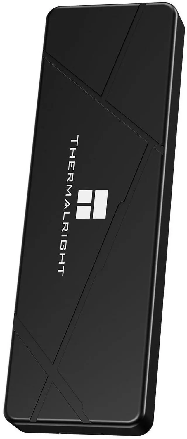 Main image of HR-EB115 C Black M.2 SSD Enclosure has Aluminum Shell & Active Cooling for NVMe. USB 3.2 Gen 2 reaches 10 Gbps. It Works with M2 SSDs, PCs and Tablets for Stable Data Transmission.