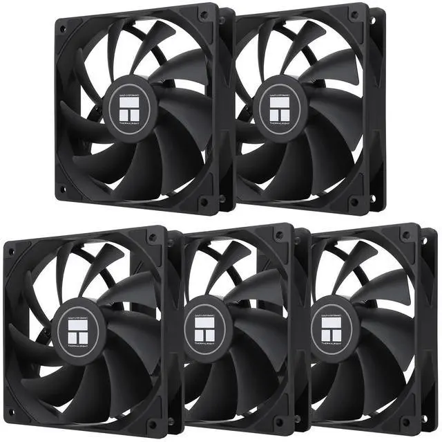 Main image of TL-C12C X5 CPU Fan,Black Cooling, Fan in The unlit VersionEstablish Ties or Contact PC Fan with 1550RPM Speed, 120mm Computer Case Cooler,PWM Control for Case and Liquid Cooler