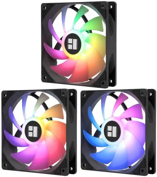 Main image of TL-C12C-S X3 CPU Fan 120mm ARGB Case Cooler Fan, 4pin PWM Silent Computer with S-FDB Bearing Included, up to 1550RPM Cooling Fan3 Quantities