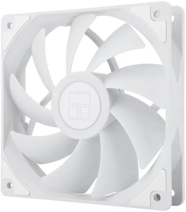 Main image of TL-C12CW CPU Fan 120mm Case Cooler Fan, 4Pin PWM Silent Computer Fan with S-FDB Bearing Included, up to 1550RPM Cooling Fan (White)