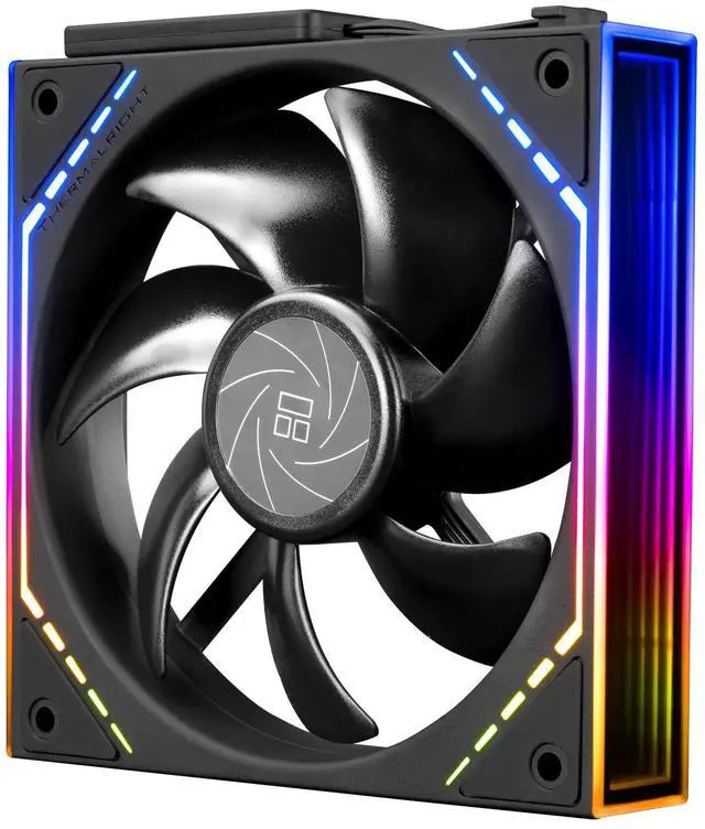 Main image of TL-M12Q CPU Fan 120mm Case Cooler, PWM Connector Silent Computer Cooling with S-FDB Bearing,PC Fan with ARGB Mirror Light Effect,Low Noise,Building Blocks Version PC Fan