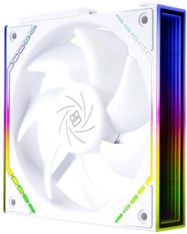 Main image of TL-M12QW CPU Fan 120mm Case Cooler, PWM Connector Silent Computer Cooling with S-FDB Bearing,PC Fan with ARGB Mirror Light Effect,Low Noise,Building Blocks Version PC Fan