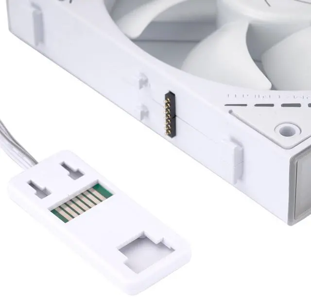 Alt view image 6 of 6 - TL-M12QW X3 White CPU Fan 120mm Case Fan 2000RPM High AirflowBuilding Blocks Version, ARGB Daisy-Chain,Wireless Splicing PC Fan with ARGB Mirror Light Effect