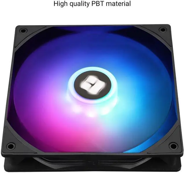 Alt view image 5 of 7 - 140MM Quiet PWM Fan, 1500RPM, Desktop Case Cooling Fan