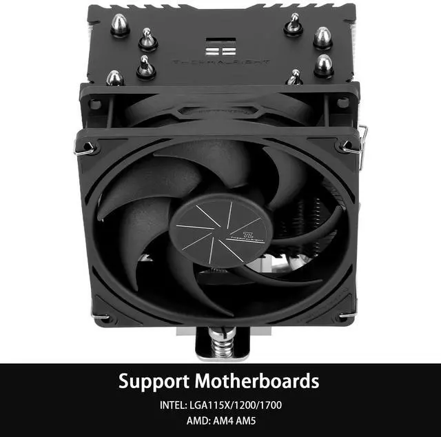 Alt view image 3 of 6 - Assassin X 90 SE V2 CPU Air Cooler, 2200RPM Speed,4 Heat Pipes, 92mm PWM Quiet Fan CPU Cooler, 118mm High,for AMD AM4 AM5/Intel 1700/1150/1151/1200, CPU PC Cooling
