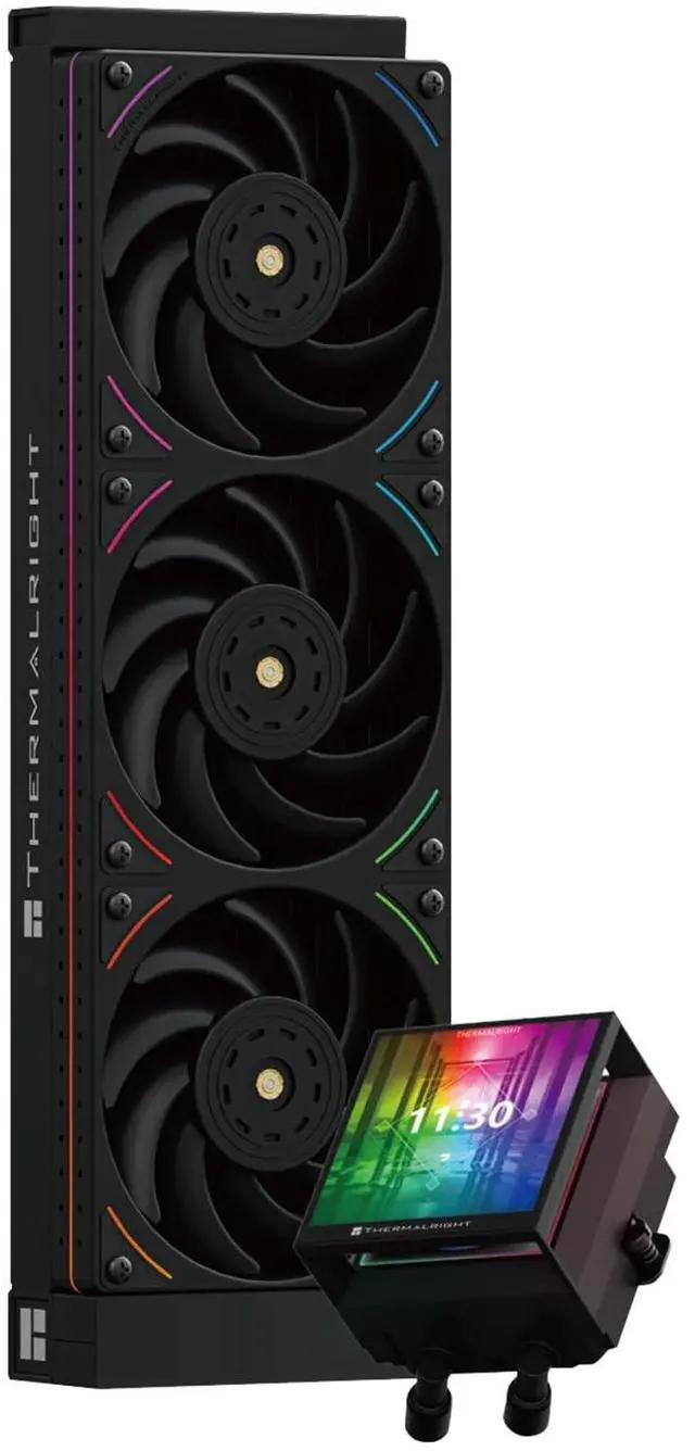 Main image of Hyper Vision 360 UB ARGB Black CPU AIO Cooler,360mm Radiator, Magnetic Panel-IPS LCD Screen with 480x480 Resolution,for AM4/AM5;Intel LGA1851/1700,3.95in Screen High Performance Pump