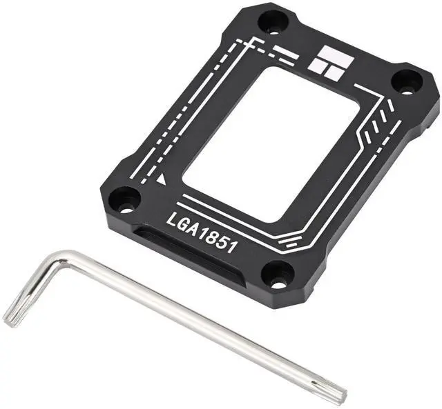 Main image of Lga1851 BCF Black CPU Curved Pressure Plate,Specially Designed to Support Ultra 200s Series CPUs,Multiple Installations Will not Wear Down The CPU Cover,Comes with L-Shaped Screwdriver