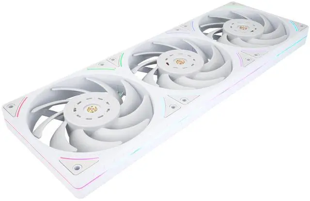 Main image of TL-UB36W CPU Fan 120mm Case Cooler,PWM Connector Silent Computer Cooling,Low Noise 27dba,360x120x25mm,3 Pack PC Fans,White