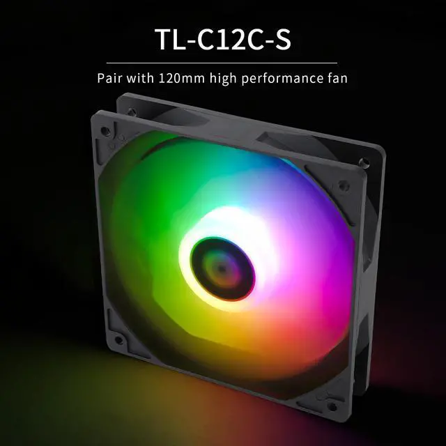 Alt view image 6 of 7 - Burst Assassin 120 SE ARGB CPU Cooler, 6 Heat Pipes Heatsink Cooler, 12cm PWM Fan CPU Air Cooler, AGHP Technology, for Intel LGA1851/1700/115X/1200