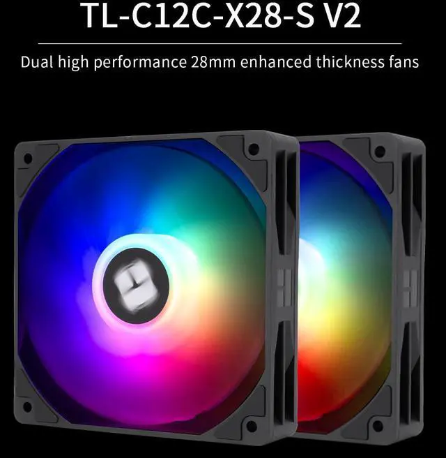 Alt view image 5 of 7 - Peerless Assassin 120 Vision ARGB Black CPU Air Cooler, Twin Tower Cooler-1850RPM,320x240 Resolution IPS Screen with 2.8,CPU Cooler for LGA1851/1700/115x,AM4/AM5