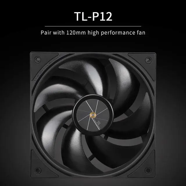 Alt view image 6 of 7 - Peerless Assassin 120 SE V3 CPU Cooler, 6-heatpipe AGHP Technology, Dual 120mm PWM Fans, 2000 RPM Speed, PA120SE 3rd Generation Compatible with AM5/Intel LGA 1700/1851/115X/1200 sockets