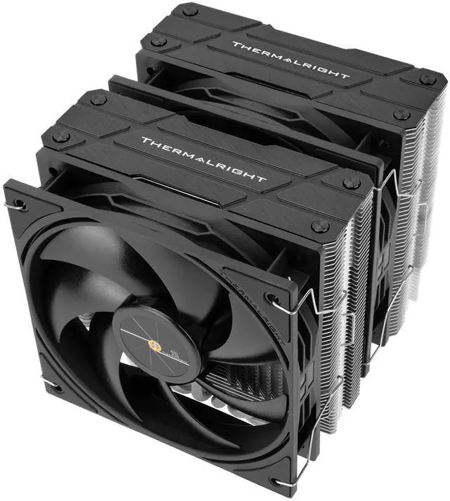 Main image of Peerless Assassin 120 Black V3 CPU Cooler, 6 Heat Pipes AGHP Technology, Dual 120mm PWM Fans, 2000RPM Speed, for AMD:AM4 AM5/Intel LGA 1851/1700/1150/1151/1200,PC Cooler