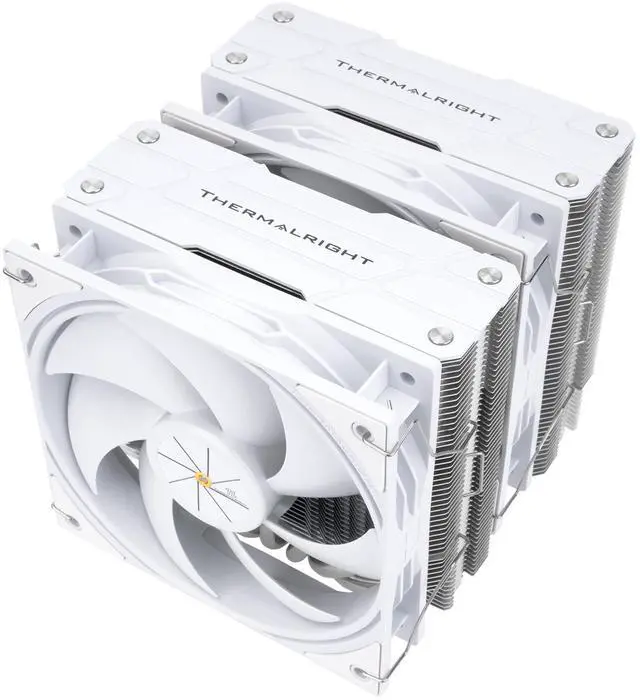 Main image of Peerless Assassin 120 White V3 CPU Cooler, 6 Heat Pipes AGHP Technology, Dual 120mm PWM Fans, 2000RPM Speed, for AMD:AM4 AM5/Intel LGA 1851/1700/1150/1151/1200,PC Cooler