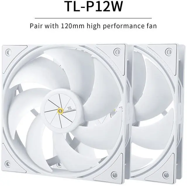 Alt view image 5 of 5 - Peerless Assassin 120 White V3 CPU Cooler, 6 Heat Pipes AGHP Technology, Dual 120mm PWM Fans, 2000RPM Speed, for AMD:AM4 AM5/Intel LGA 1851/1700/1150/1151/1200,PC Cooler