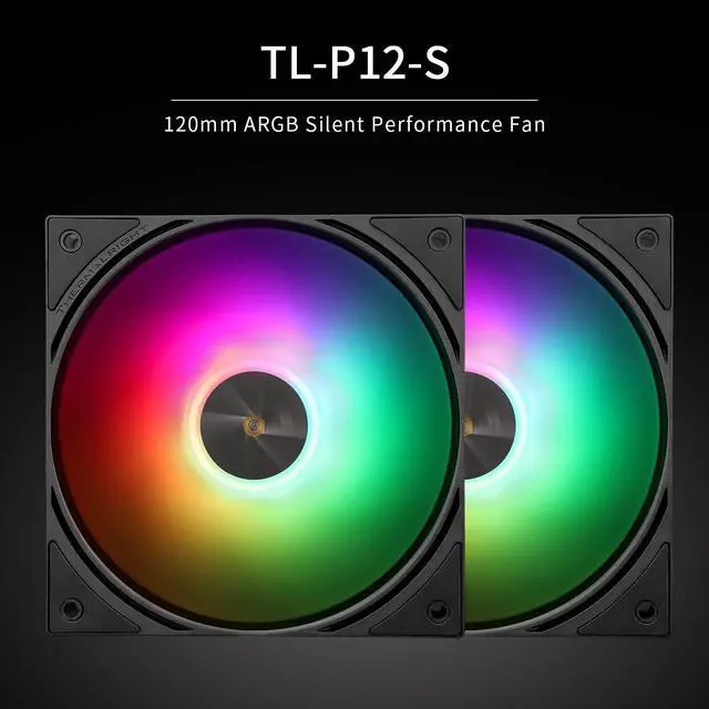 Alt view image 5 of 6 - Peerless Assassin 120 ARGB Black V3 CPU Cooler,6 Heat Pipes CPU Air Cooler,Dual TL-P12-S PWM Fans,157mm High,for Intel LGA1700/1851/1150/1151/1200/,AM4/AM5
