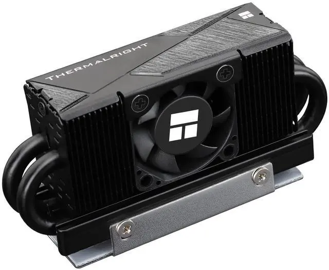 Main image of HR10 2280 PRO Black SSD Heatsink Cooling,Double-Sided Heat Sink, with Small and High Speed PWM Fan,Thermal Silicone Pad for 2280 SSD PC and Computer,Desktop High Performance SSD Cooler