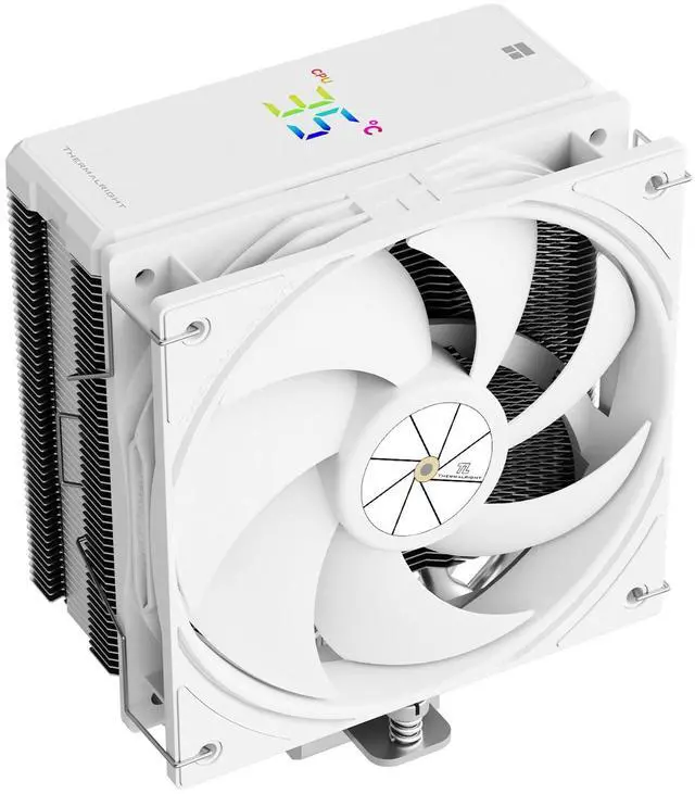 Main image of Assassin X 120R Digital White CPU Air Cooler, 2000RPM Speed,4 Heatpipes, 12cm Quiet PWM Fan CPU Cooler, Digital Screen Top Cover,for AM4/AM5,Intel LGA1700/1851/1150/1151/1200, PC Cooling