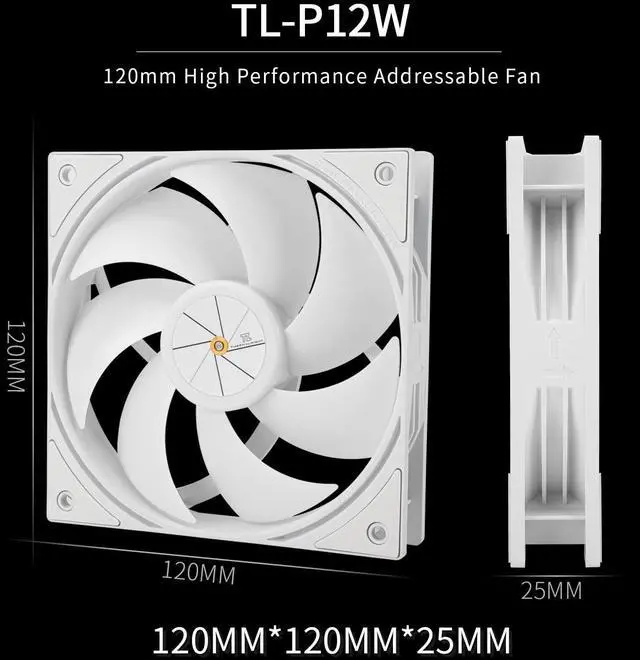 Alt view image 6 of 7 - Assassin X 120R Digital White CPU Air Cooler, 2000RPM Speed,4 Heatpipes, 12cm Quiet PWM Fan CPU Cooler, Digital Screen Top Cover,for AM4/AM5,Intel LGA1700/1851/1150/1151/1200, PC Cooling