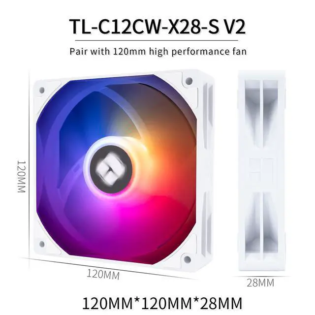 Alt view image 6 of 7 - Peerless Assassin 120 Digital ARGB White CPU Air Cooler, Digital Screen Top Cover,6 Heatpipes Computer CPU Cooler, for AM4/AM5,Intel LGA1700/1851/1150/1151/1200, PC Cooler-White ARGB