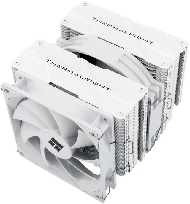Main image of Peerless Assassin 140 White CPU Cooler, 6 Heat Pipes AGHP Technology,Dual PWM Fans with 1500RPM Speed, Double Towers Cooler,for AM5/AM4&Intel LGA 1700/1851/1150/1151/1200,PC CPU Cooling