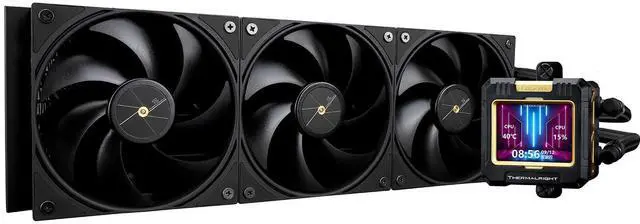 Main image of FW360 Black CPU AIO Cooler,PC 360 Specification Water Cooler System,IPS LCD Screen with 320 * 240 Resolution,for AM5&Intel LGA1851,High Performance Pump,Comes with 2.4-inch LCD Display