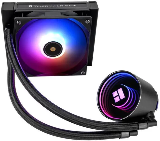 Main image of Frozen Notte 120 ARGB Black Liquid CPU Cooler, 120mm PWM Fan with ARGB-Up to 2000RPM Speed, for AMD/AM4/AM5, Intel LGA1150/1151/1200/1700/1851,Black