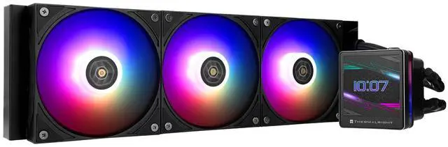 Main image of Grand Vision 360 ARGB Black CPU AIO Cooler,PC 360 Specification Water Cooler System,IPS LCD Screen with 480x480 Resolution,for AM4/AM5&Intel LGA1700/1851,High Performance Pump