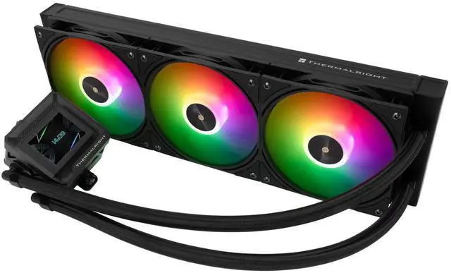 Main image of FW360 SE ARGB Black CPU AIO,PC 360 Specification Water Cooler System,IPS LCD Screen with 320x240 Resolution,for AM5,Intel LGA1700/1851,CPU Cooler Comes with 2-inch LCD Display